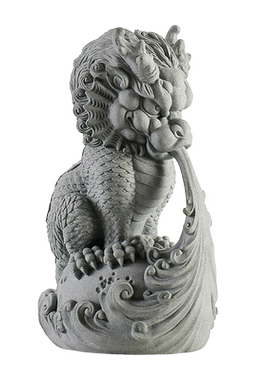 青砂石鱼缸造景国潮风客厅桌面