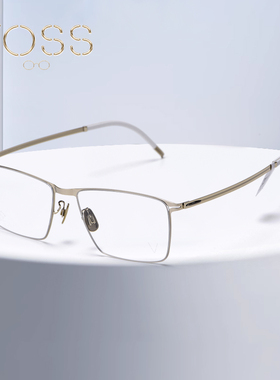 VOSS日本男士方框近视眼镜超轻生物薄刚商务V460/461/462/468/498