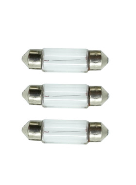 汽车阅读灯泡双尖泡12V24V5W10W双尖小灯泡10X39mm