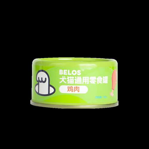 BELOS贝洛兹主食罐头猫狗通用宠物零食纯肉营养补充猫狗湿粮 零食