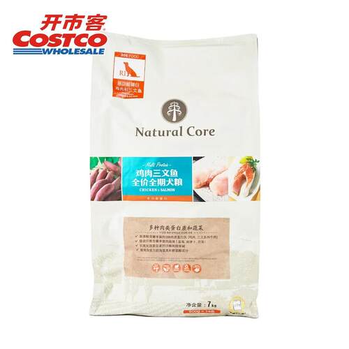 Natural Core全价犬粮鸡肉鲑鱼 7kg*1袋