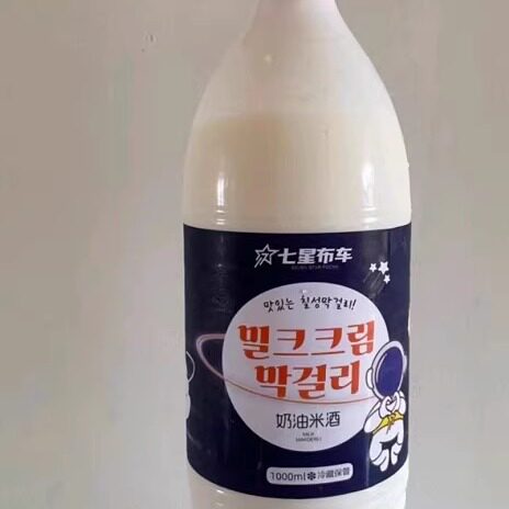 七星布车奶油米酒延边朝鲜族延吉蜜桃玛格丽米酒甜米酒瓶装