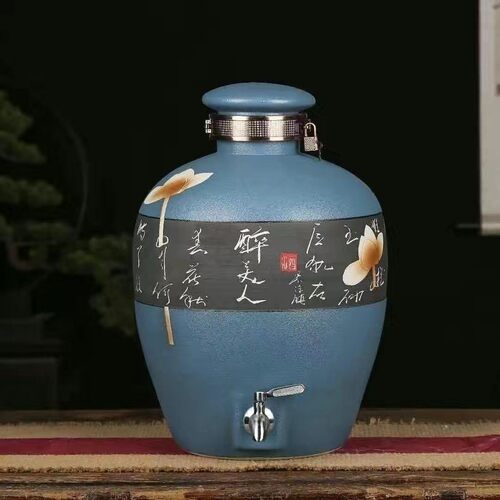 泡酒坛子家用密封景德镇