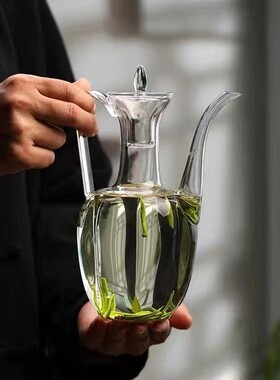 耐热玻璃壶中式仿宋执壶