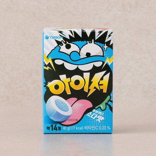 韩国进口夹心软糖苏打味