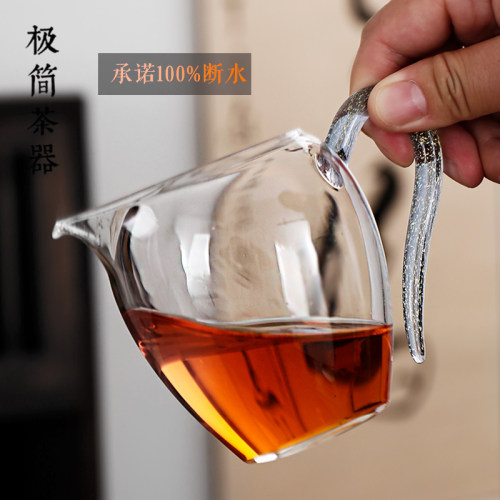 高透高硼硅高端玻璃公道杯耐高温分茶器茶海公杯蛋盅功夫茶具配件 - 封面