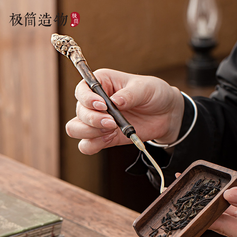 天然紫竹根牛角头茶拨竹鞭老料纯手工精工复古发簪茶道茶针茶具,餐饮具,茶匙,淘宝优惠券,粉丝福利购,淘宝优惠卷