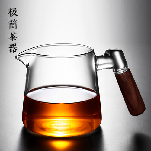 日式公道杯透明玻璃茶器功夫