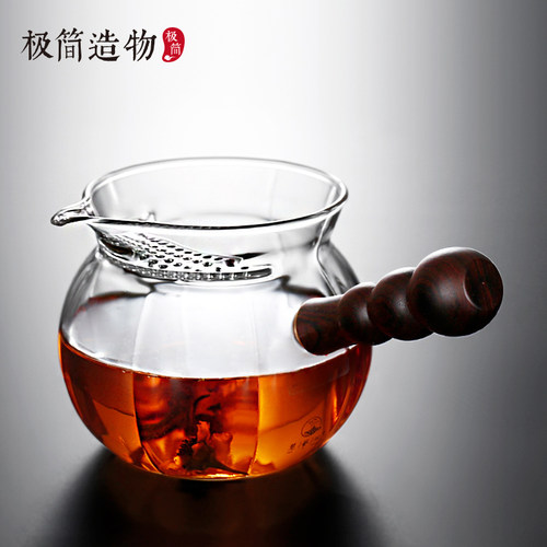 月牙过滤一体耐高温黑檀木把手