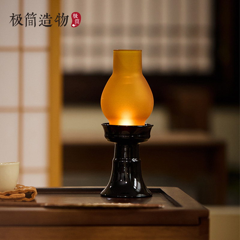 天久璃匠香薰烛台禅意摆件
