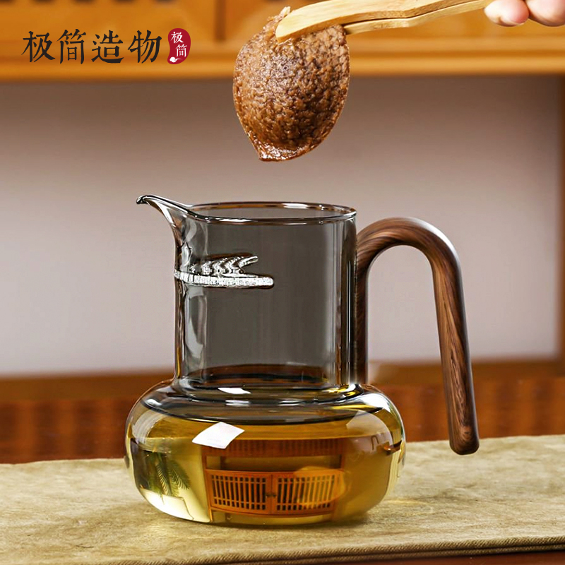 高档高硼硅玻璃茶壶公道杯