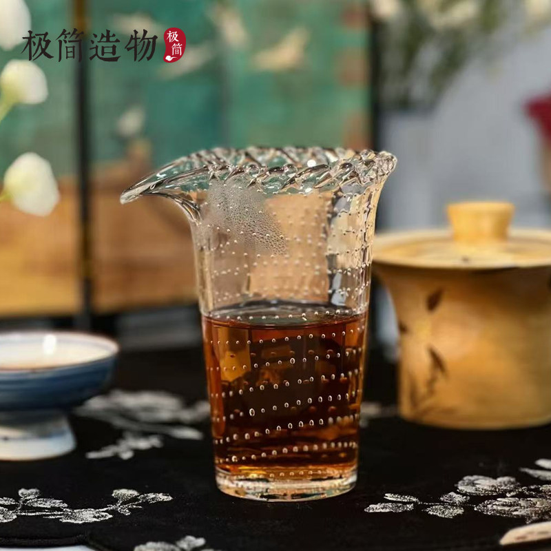 晶焱波澜繁星玻璃公道杯