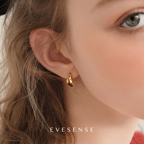 EVESENSE欧美经典hoop圆圈耳环