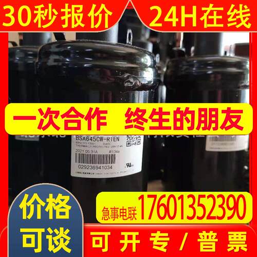 BSA645CV-R1EN转子110V~115V韩国电压压缩机BSA645CW-R1EN制冷