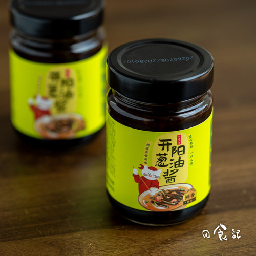 日食记开阳葱油酱瓶装网红拌面酱