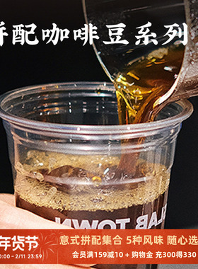 日食记SLAB TOWN咖啡豆系列5种风味意式拼配咖啡豆浅 中 深度烘焙