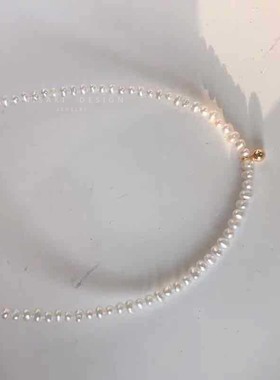 法式天然淡水珍珠savis同款