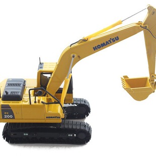 1/50 komatsu小松pc200挖土机挖掘机合金工程车模型礼品摆件