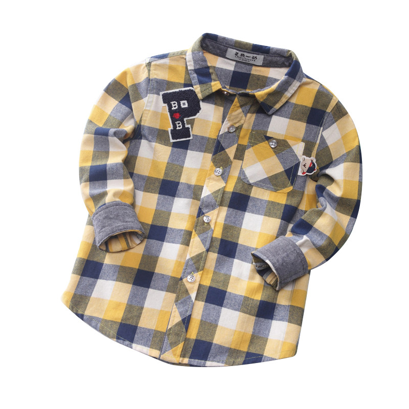 Chemise garcon à manche longue - Ref 2077145 Image 3