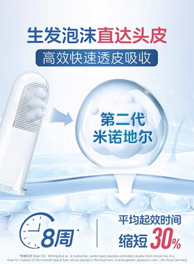 蔓迪同款泡沫涂抹指刷米诺生发泡沫剂专属头皮按摩上药指刷
