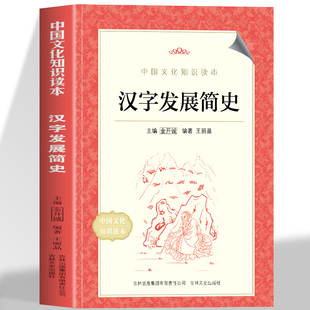 正版图书中国文化知识读本：汉字发展简史/新王丽晶 编吉林文史出版社 汉字有着悠久的历史 中华民族文化的重要组成部分 方块字