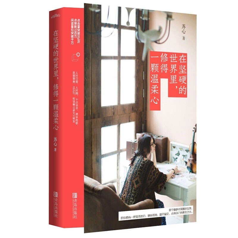 正版 在坚硬的世界里，修得一颗温柔心 平淡的文字把故事情节处理得有吸引力 返璞归真的描述感动文学书籍书女性励志治愈系