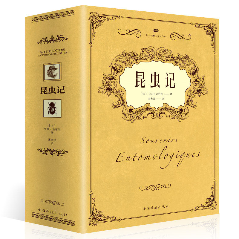 大厚本】昆虫记法布尔昆虫记正版原著昆虫记学生读物书籍科普八年级上初中课外阅读昆虫图鉴昆虫百科全书昆虫记书籍包邮