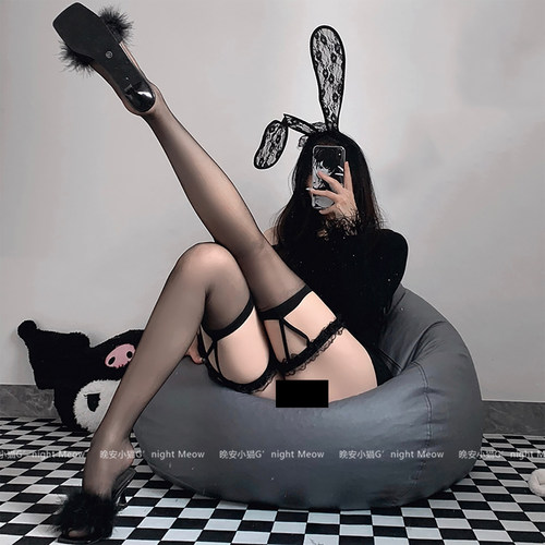 腿环jk吊带袜蕾丝蝴蝶结大腿袜女