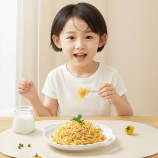秋田满满儿童专用方便面饼营养非油炸便携鸡蛋泡面速食低钠无添加