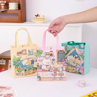 开学季 儿童节礼品袋小朋友礼物生日伴手礼袋无纺布手提零食袋