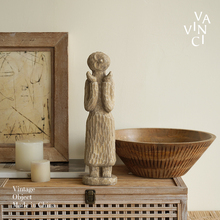 梵其中古侘寂风抽象水泥人形雕塑摆件样板间客厅家居艺术书房饰品