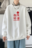 2021秋冬新款高品质多色印花港仔宽松情侣卫衣Y032青，男装卫衣，电商B219
