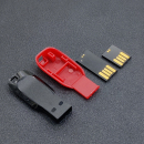 和短款 U盘外壳 长款 可装 2.0黑胶体 闪迪U盘外壳