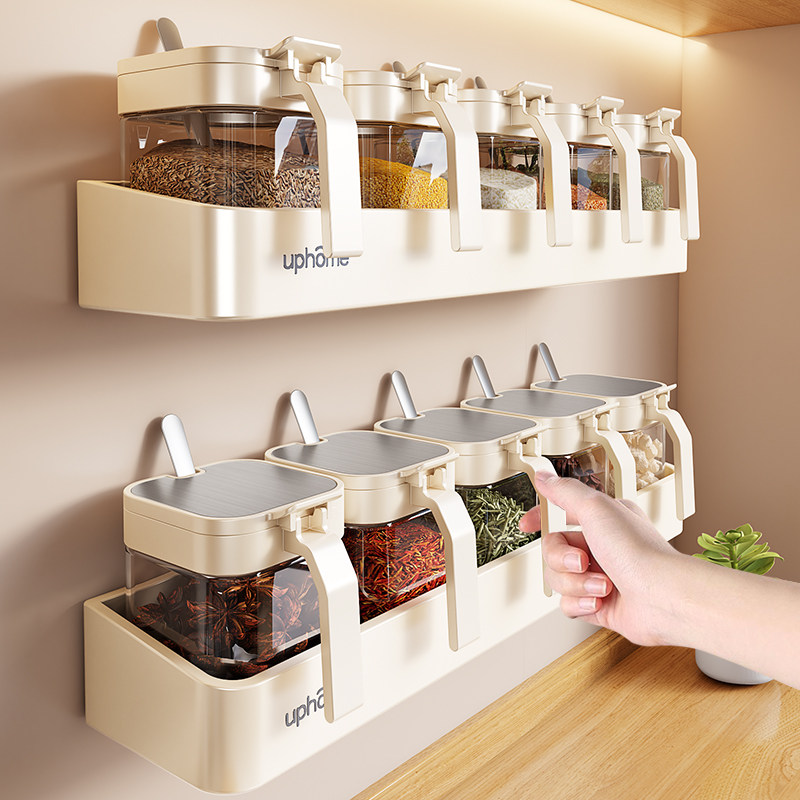 日本调味瓶罐调料罐盐罐分装瓶厨房家用高端调味盒收纳盒套装组合