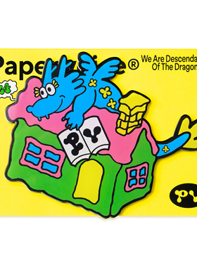Papervoice原创2024龙年亚克力磁力冰箱贴可爱卡通家居装饰磁性