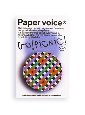 PAPER VOICE 粘贴式手机创意气囊 创意时髦野餐支架 桌面看剧神器