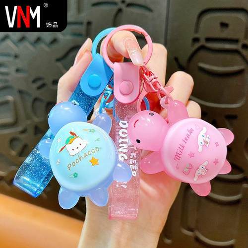 可爱夜光小公仔小乌龟钥匙扣创意乌龟小挂件汽车钥匙链小礼品货源