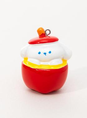 树脂创意立体水果动物摆件车载微景观小摆件diy钥匙扣挂件小礼品