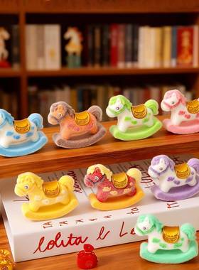 创意生肖马桌面小摆件新年小礼品新年马小摆件盲盒马年小礼物