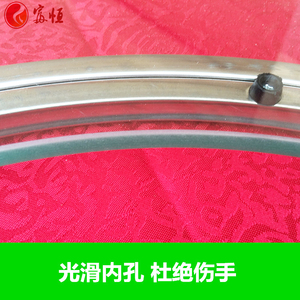 家用饭店钢化玻璃转盘餐桌酒店圆桌火锅转盘挖空心旋转圆台面包邮