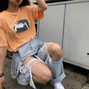 NOODLES TEE 现货 沙发懒猫泡面贱猫短袖 T恤男女情侣 RIPNDIP 正品