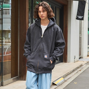 现货正品 Carhartt K122卡哈特拉链卫衣连帽开衫外套工装重磅加绒