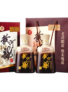 黄河龙双瓶装老酿坊52度1922白酒