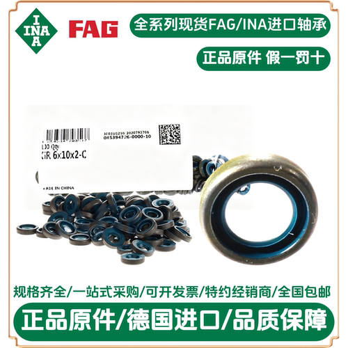 ina油封 GR6X10X2 原装ina德国GR6*10*2 GR6102 INA密封圈