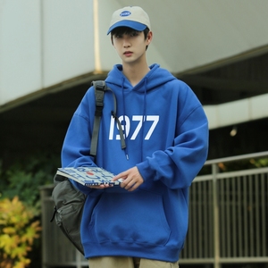 L6206P50秋新品连帽印花宽松棉卫衣长袖外穿卫衣潮牌男装男士外套图片