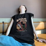 TW7154P28重磅250克直播品质多巴胺色系无袖背心无袖T男士篮球t恤，男装T恤，星座510A-5