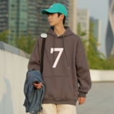 L6204P50秋新品连帽印花宽松棉卫衣长袖外穿卫衣潮牌男装男士外套，男装卫衣，星座510A-5