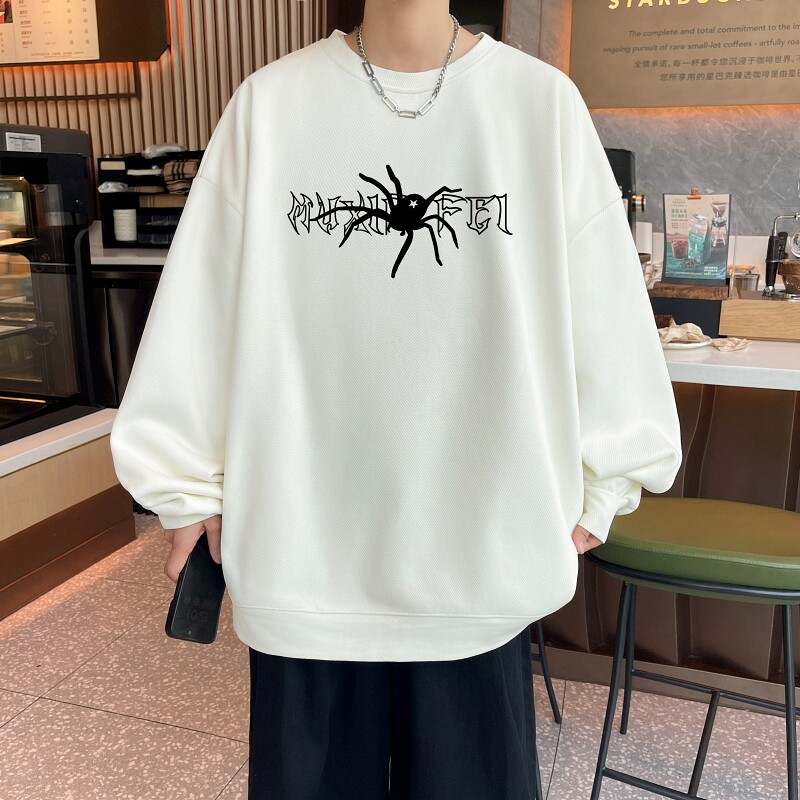 YB7331P45直播品质男士大菠萝纹卫衣圆领男上装卫秋冬男打底卫衣,男装卫衣,星座510A-5