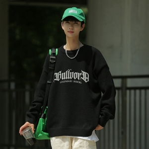 MD5532P55潮美式毛衣男秋冬宽松时尚慵懒风痞帅高级感针织衫图片