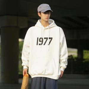 L6206P50秋新品连帽印花宽松棉卫衣长袖外穿卫衣潮牌男装男士外套图片